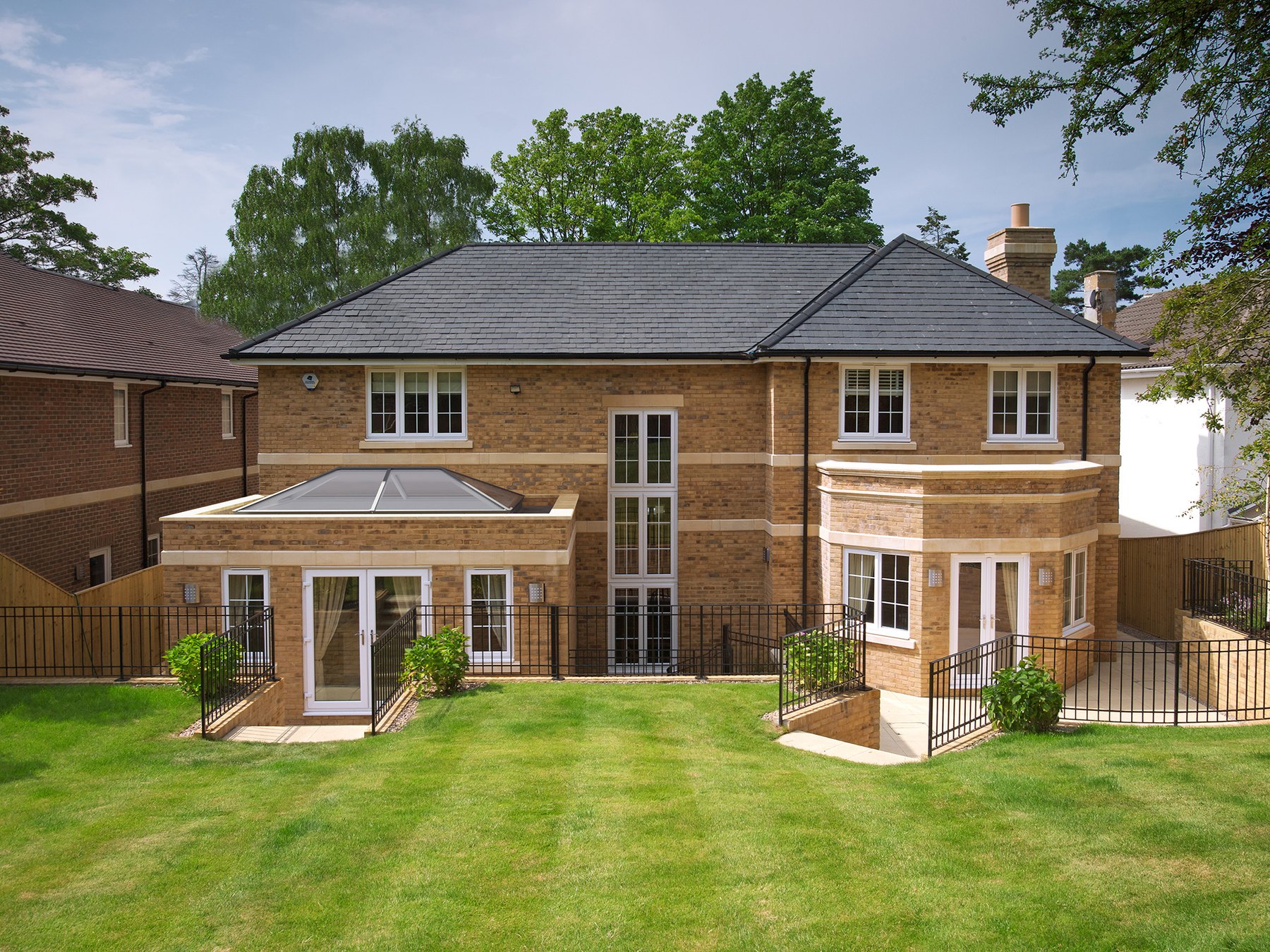 West Wales home with a glazed extension and roof lantern